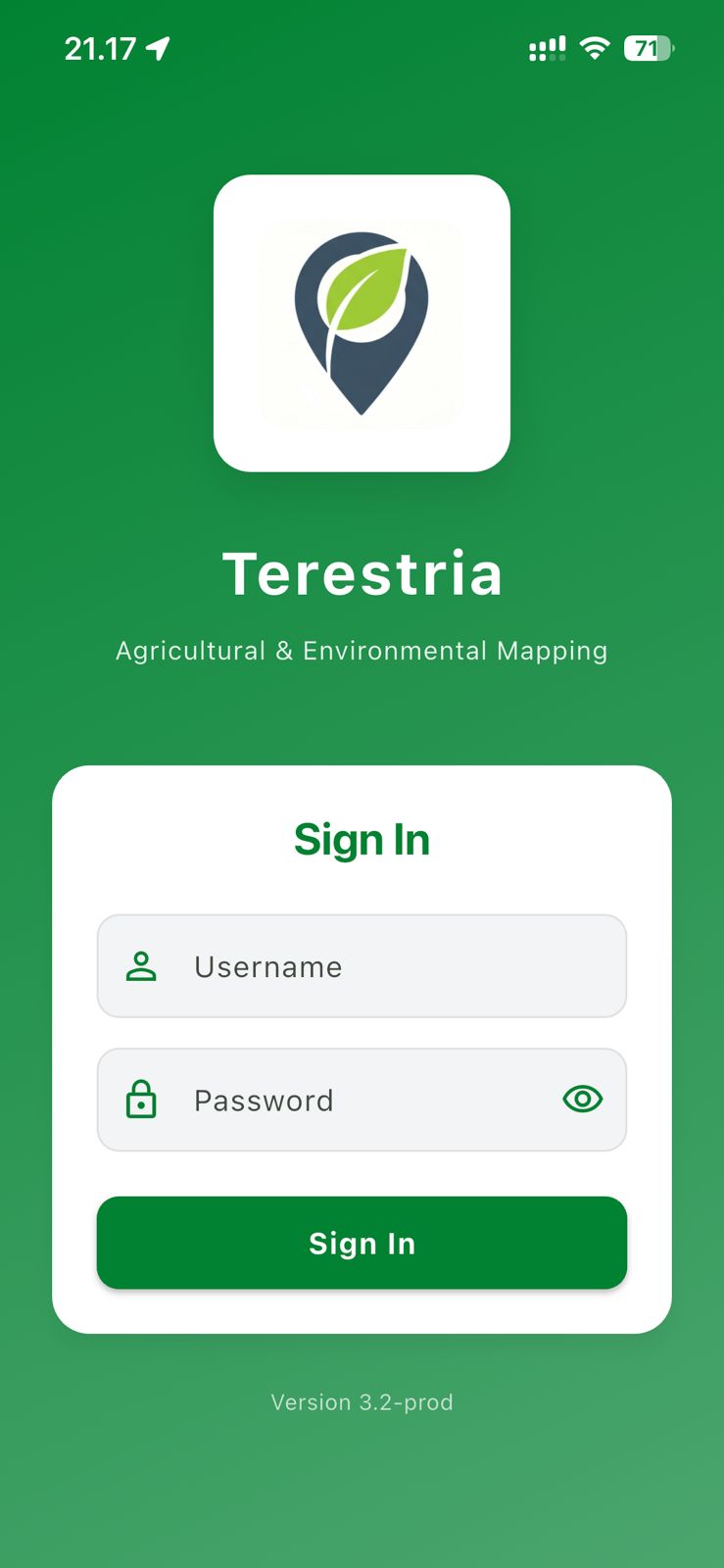 Terestria Login