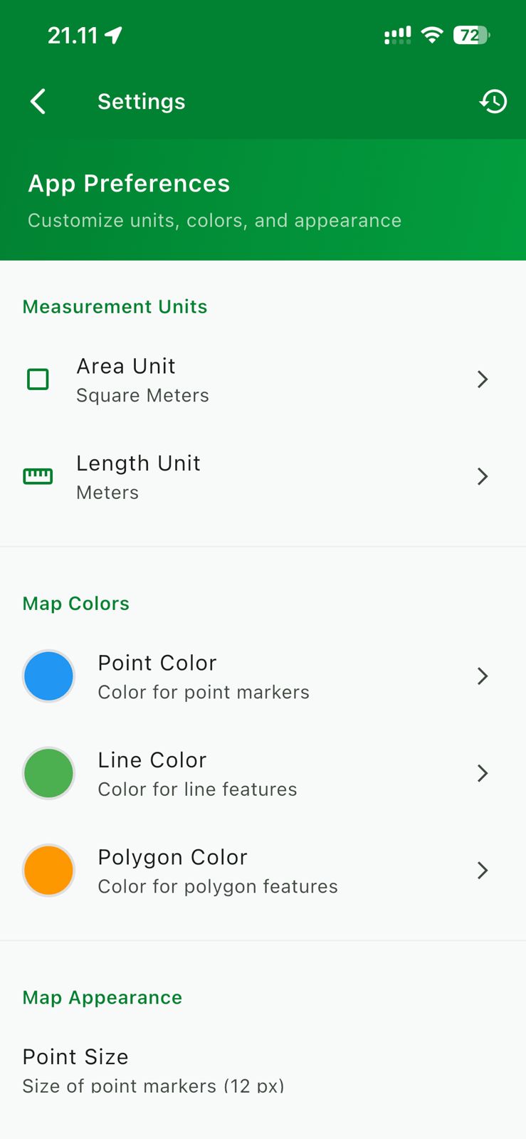 App Settings